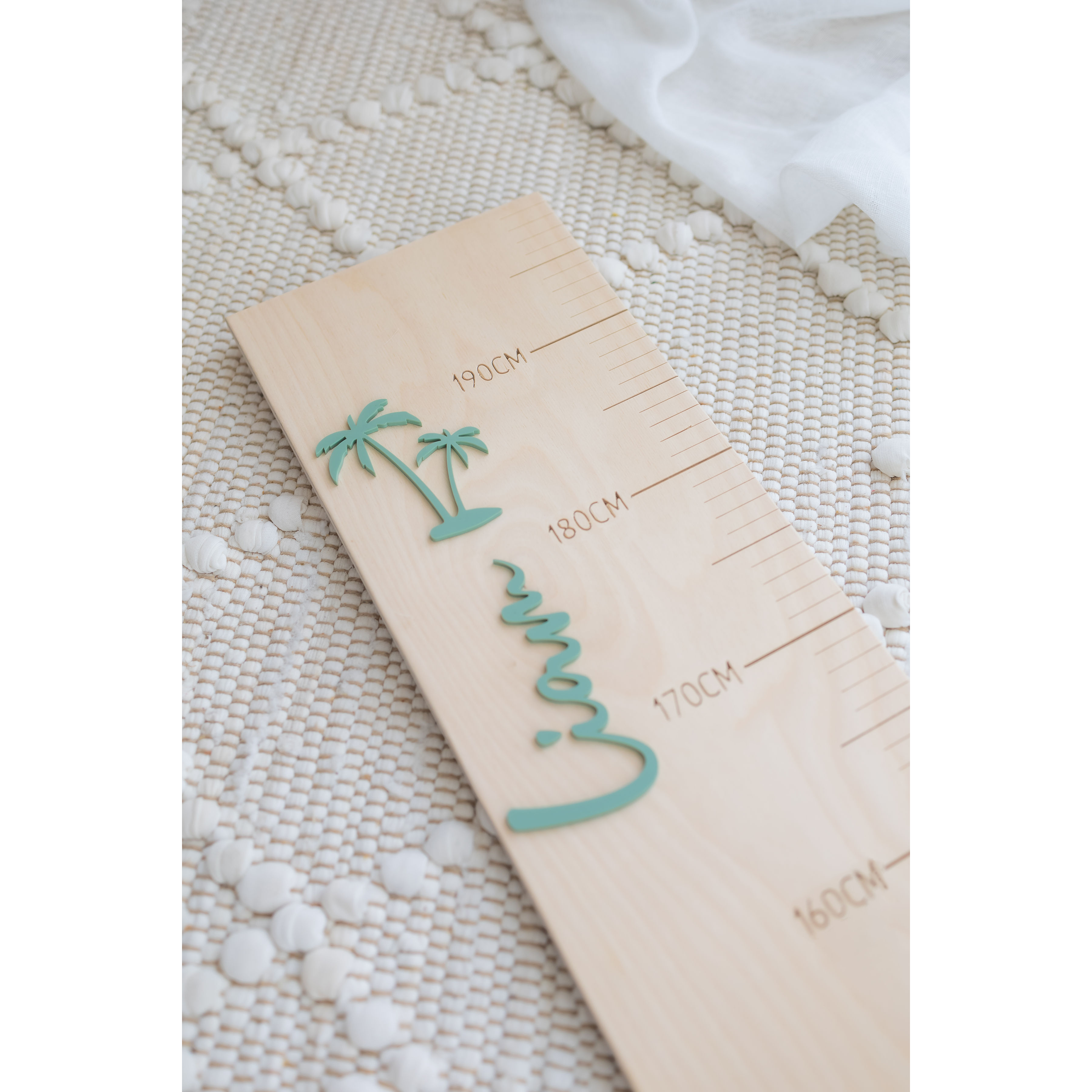Watch Me Grow Height Chart Ruler - Individual Name or Family name