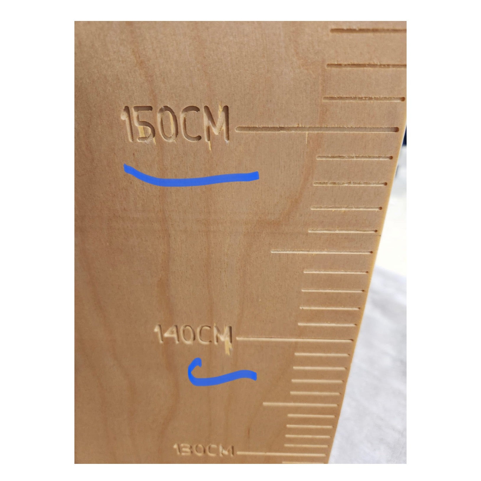 *** IMPERFECT Watch Me Grow Wooden Height Chart Rulers
