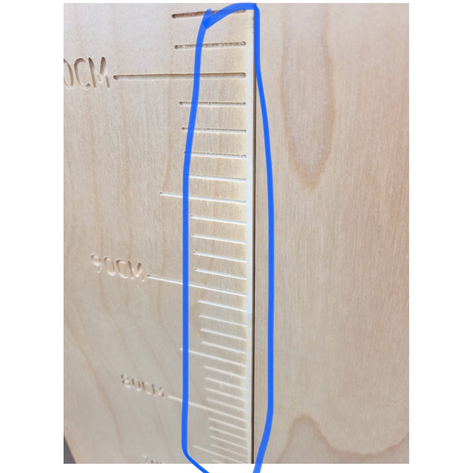*** IMPERFECT Watch Me Grow Wooden Height Chart Rulers