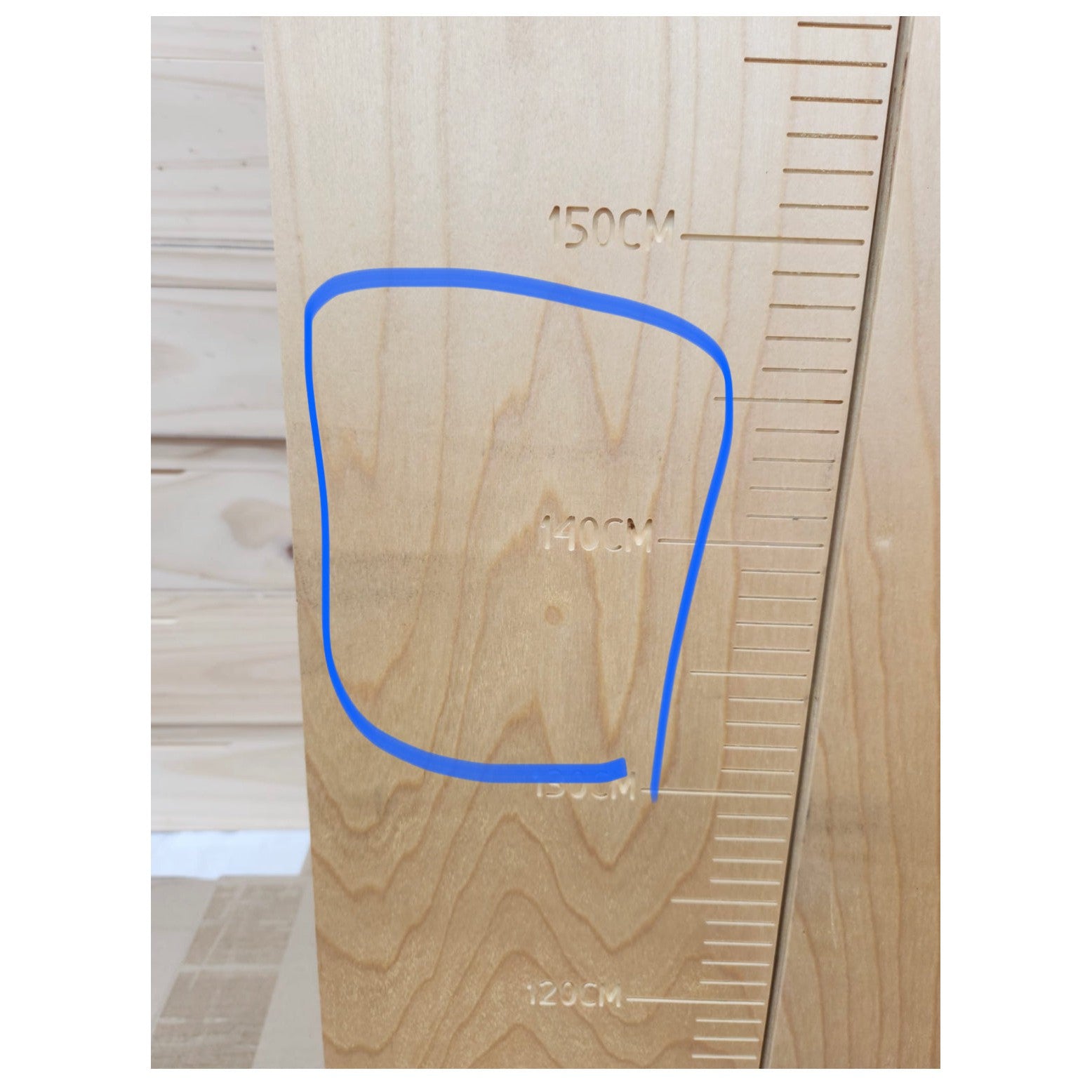 *** IMPERFECT Watch Me Grow Wooden Height Chart Rulers