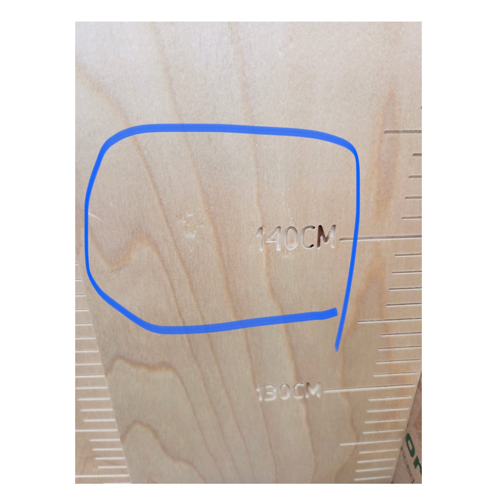 *** IMPERFECT Watch Me Grow Wooden Height Chart Rulers