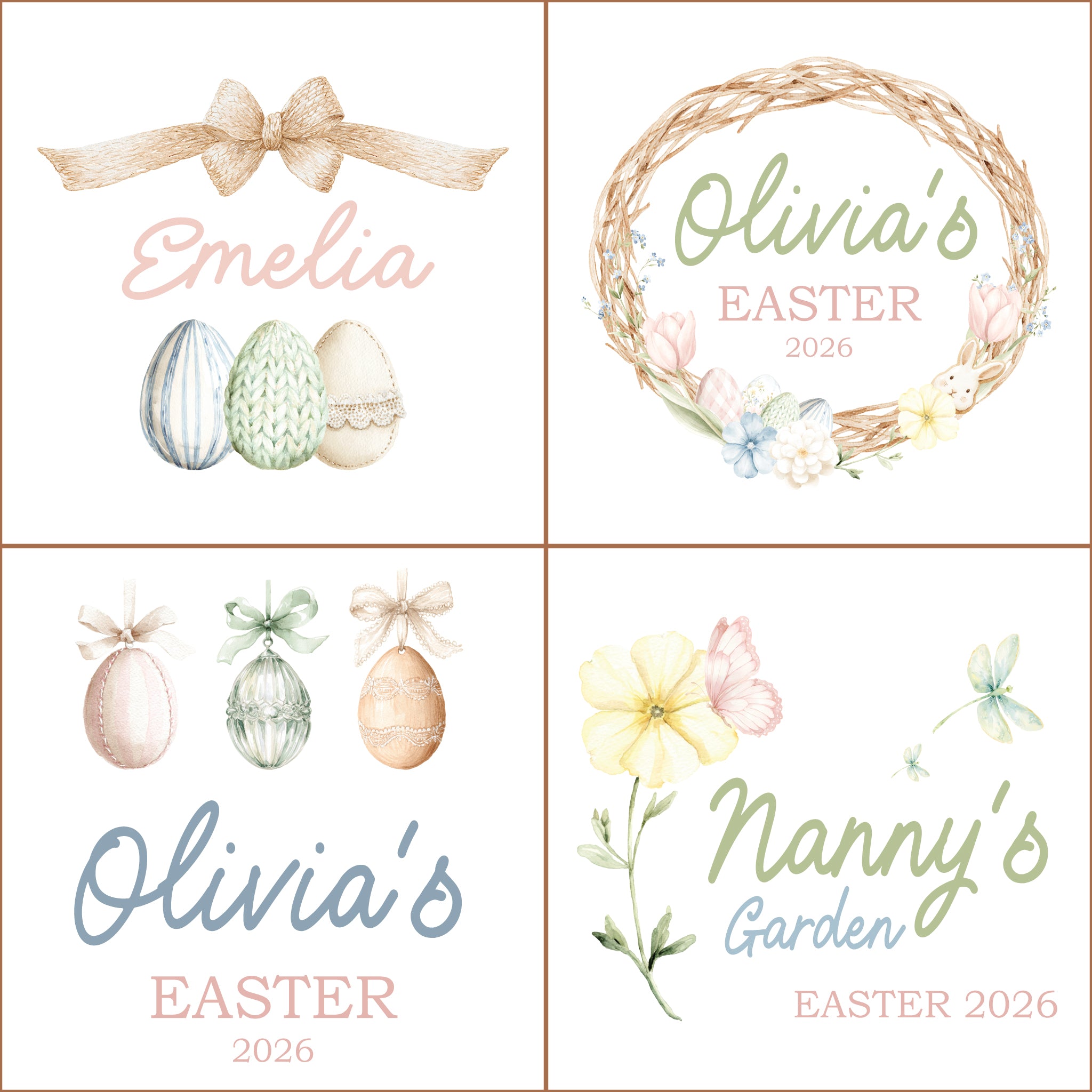 Easter Flower Pots