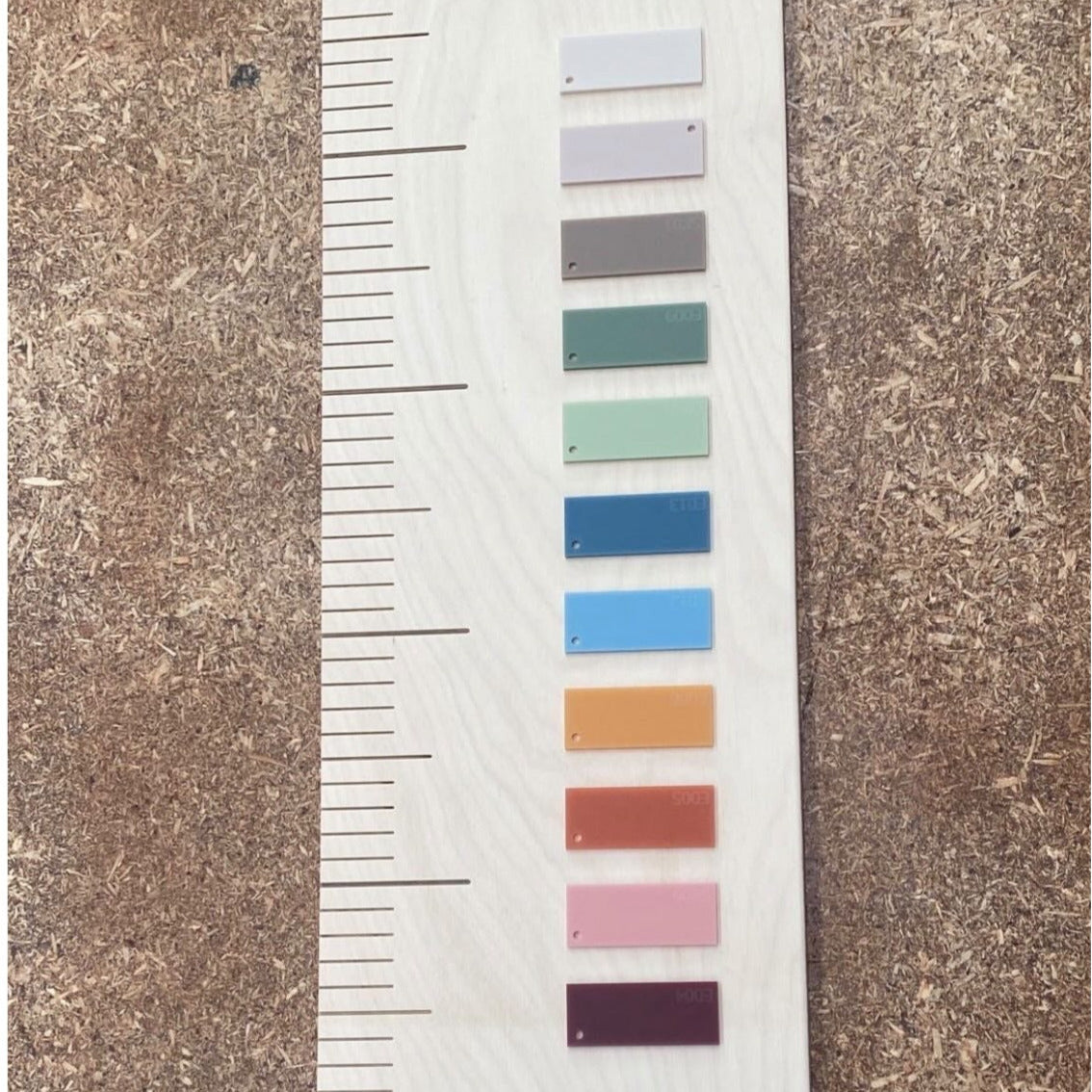Watch Me Grow Height Chart Ruler - Individual Name or Family name