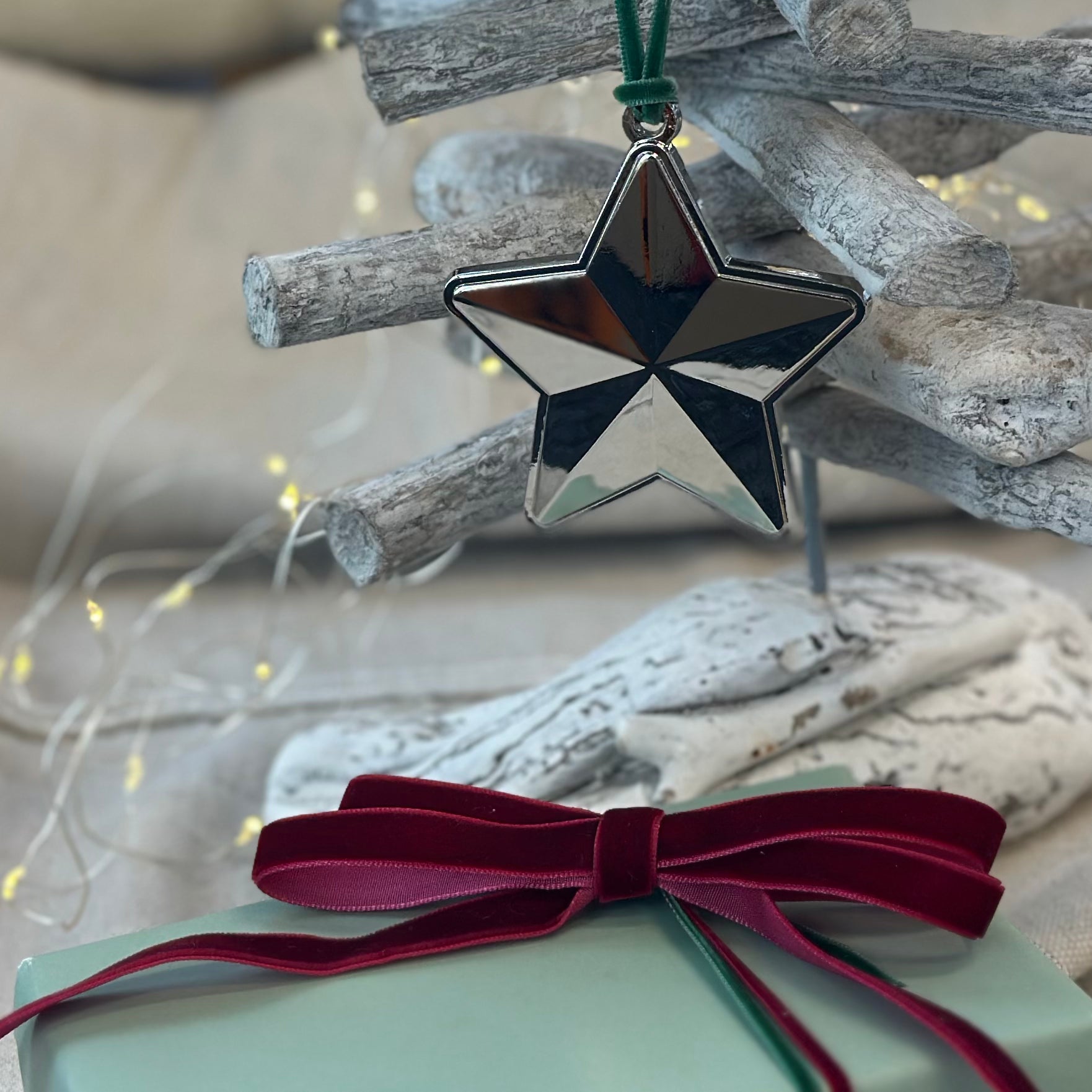 Starlight Classical Star Personalised Ornament