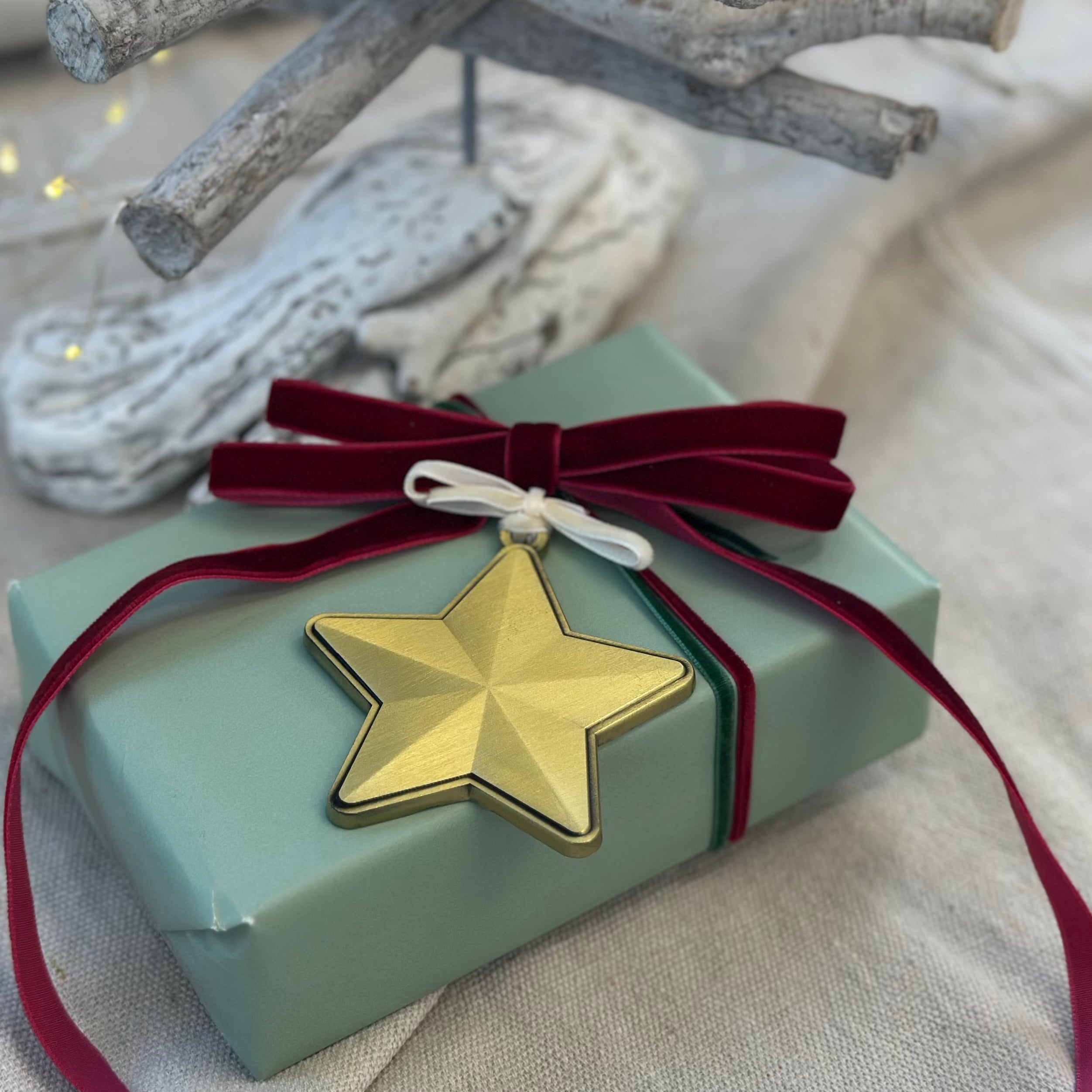 Starlight Classical Star Personalised Ornament