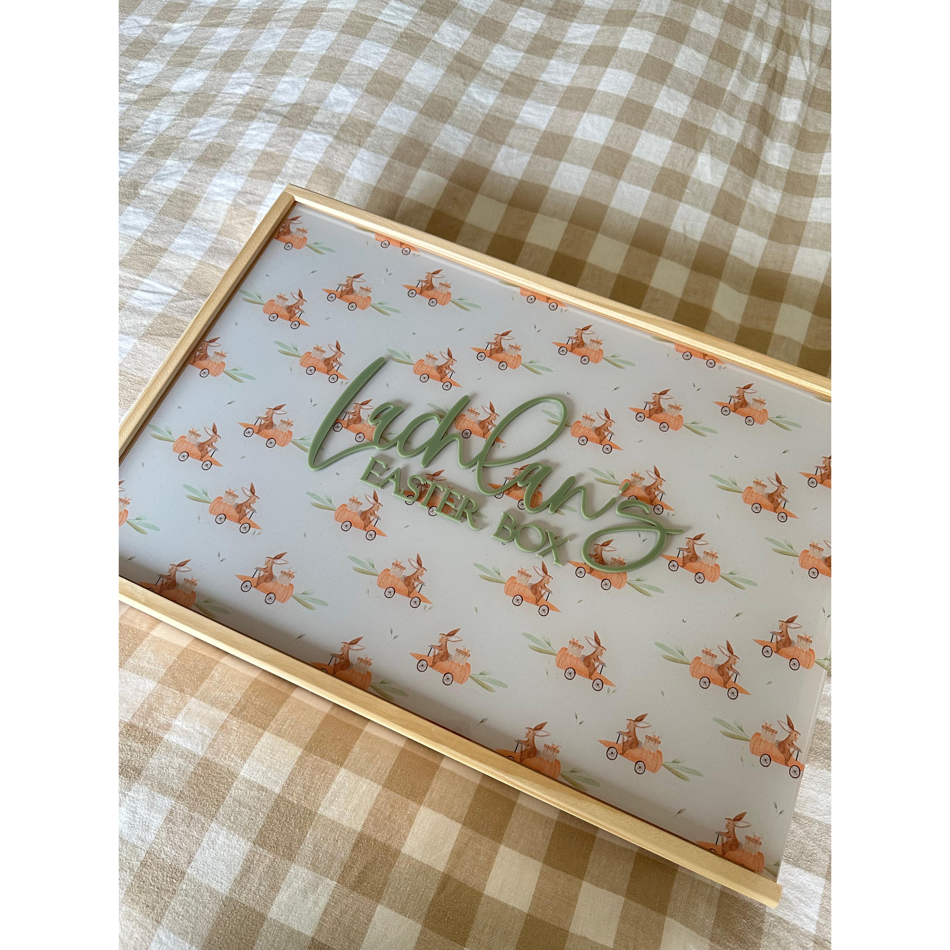 Easter Keepsake Memory Box Printed