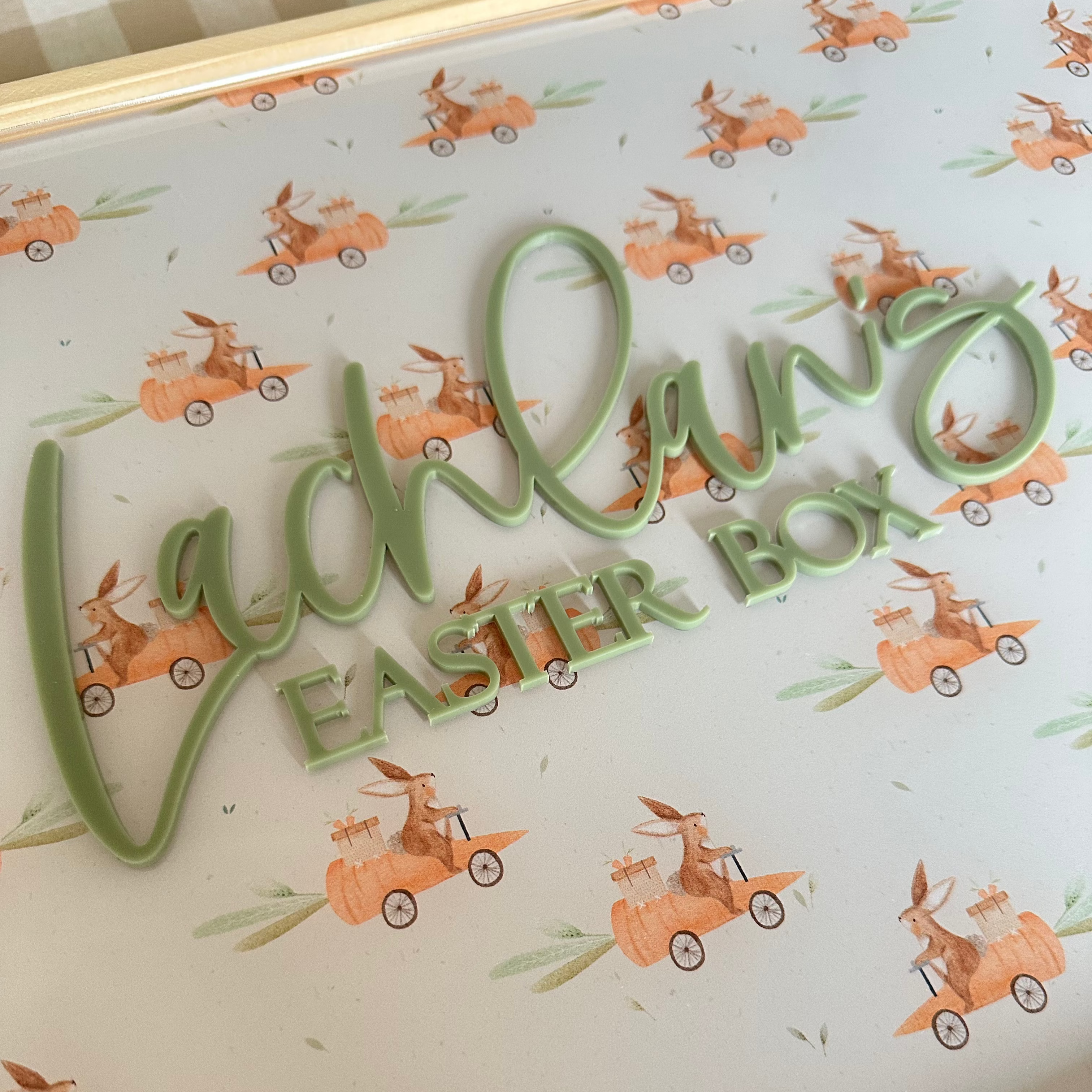 Easter Keepsake Memory Box Printed