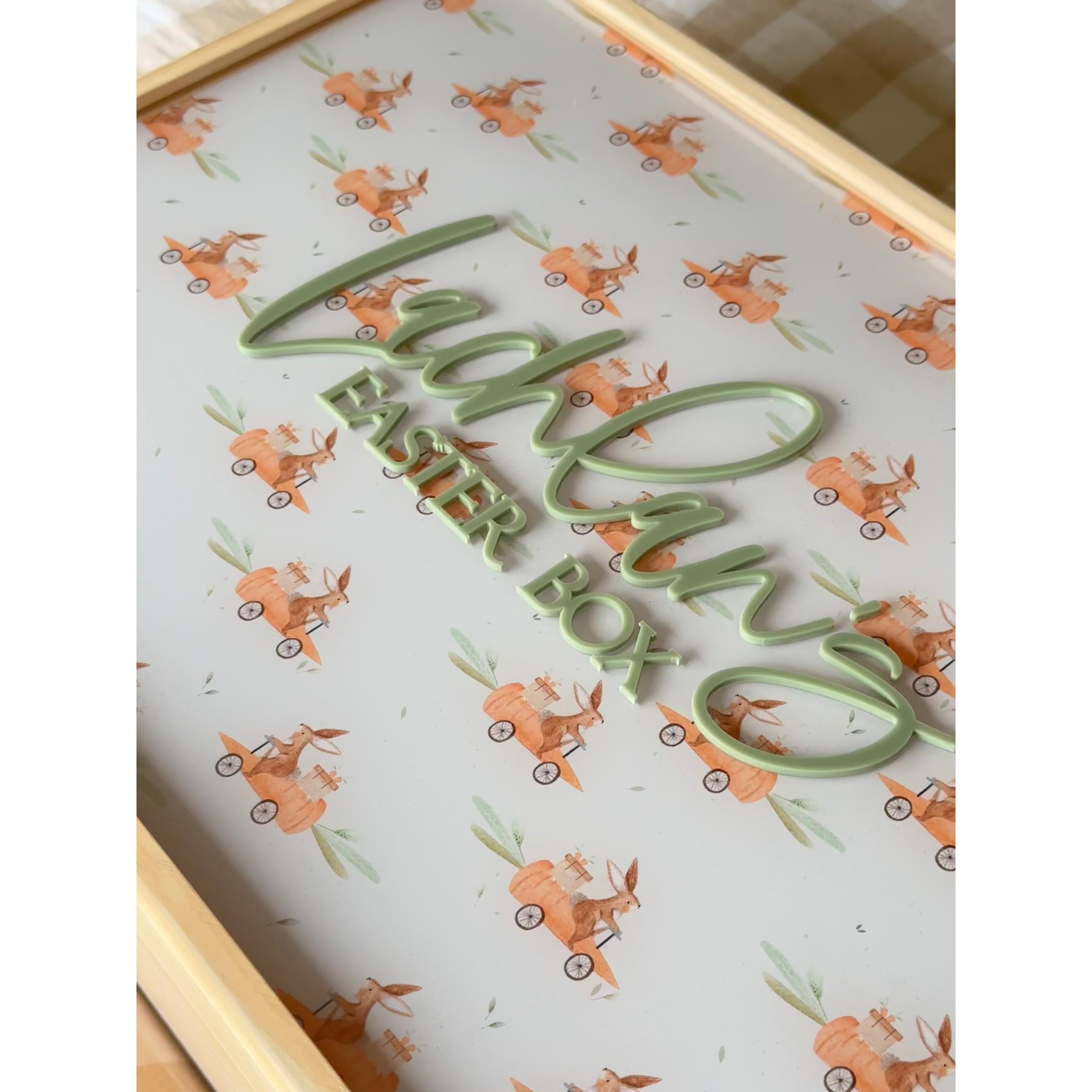 Easter Keepsake Memory Box Printed