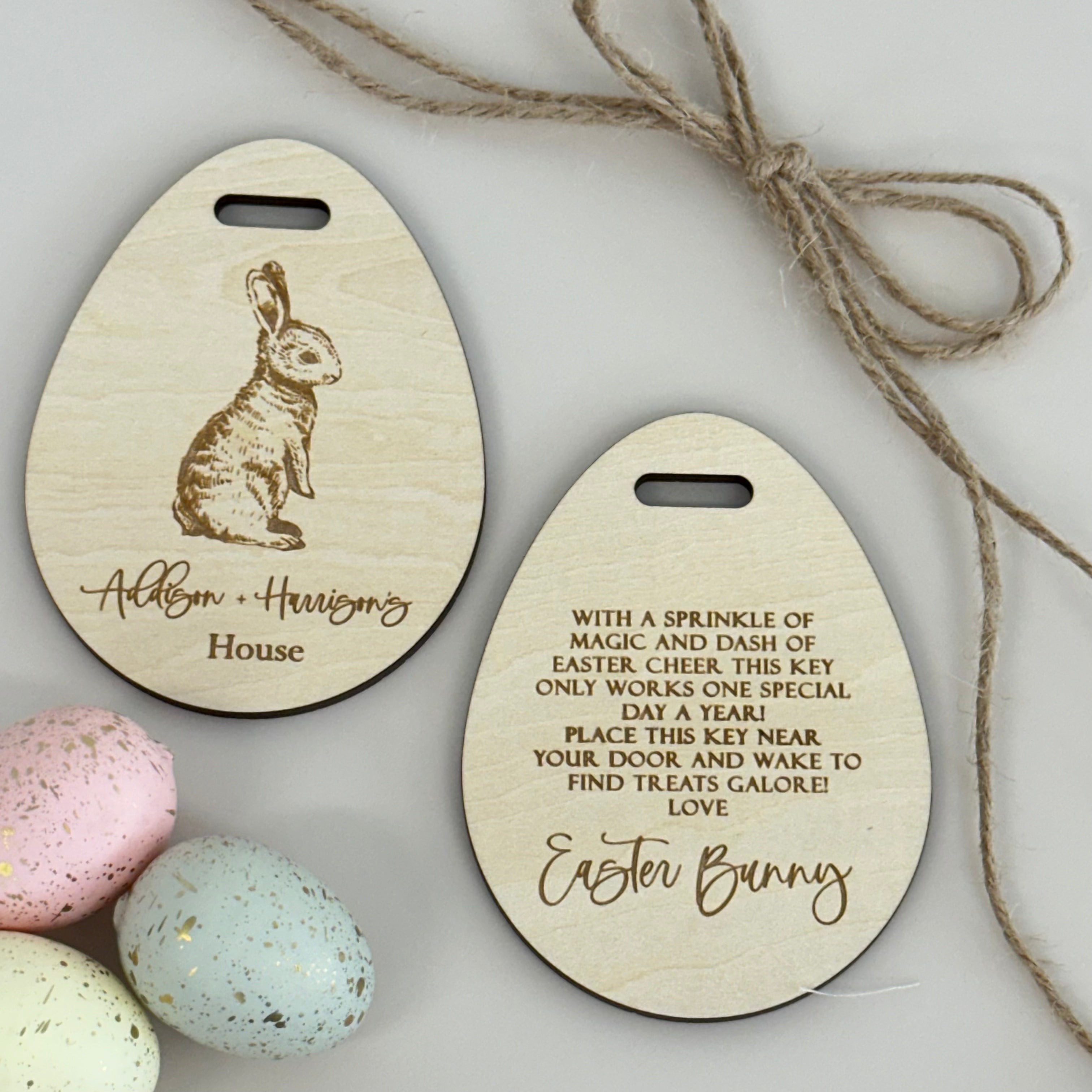 Easter Bunny Magic Key - Gold