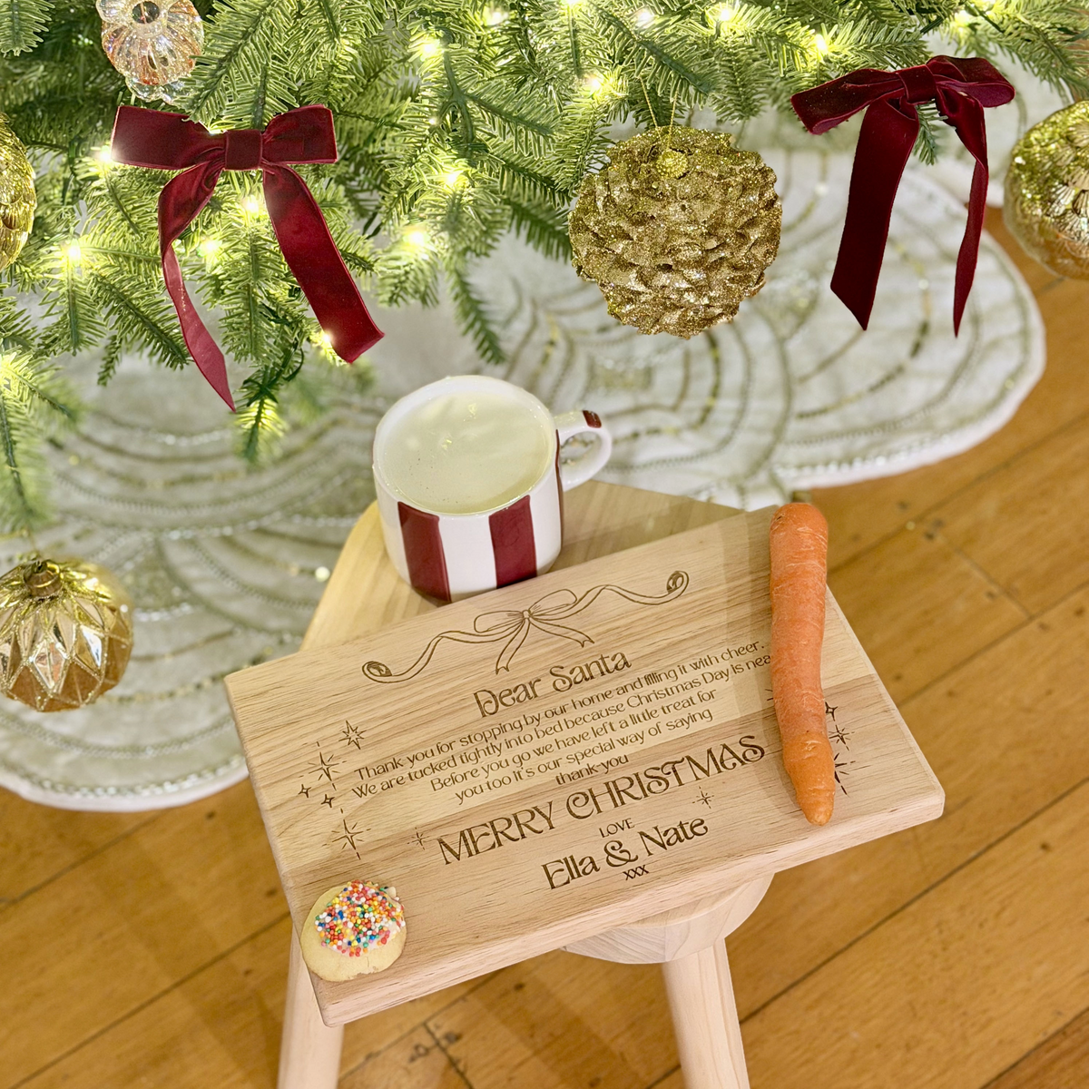 2026/2027 It's A Bow-tiful Christmas Treat Plate / Easter Treat Plate