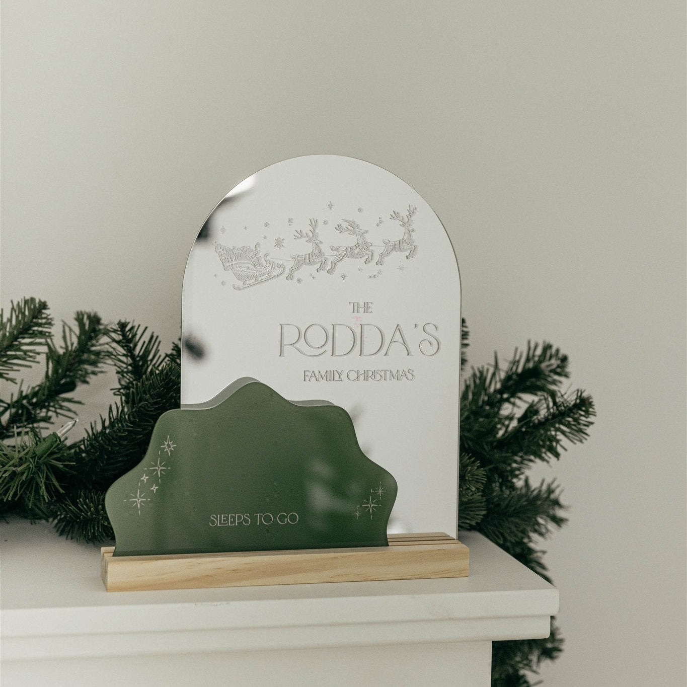 Double Layer Christmas Countdown Set