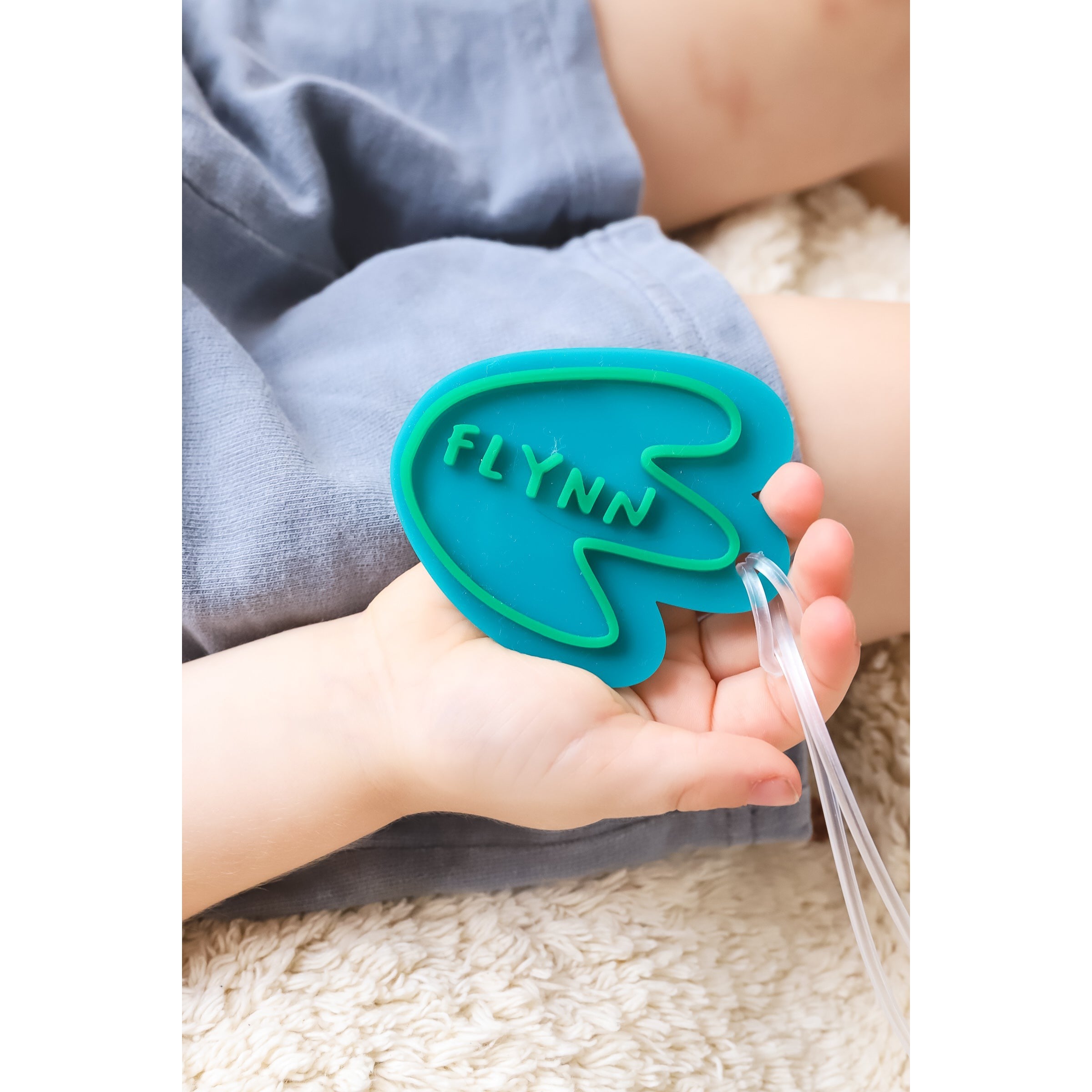 Dino foot Personalised Bag Tag