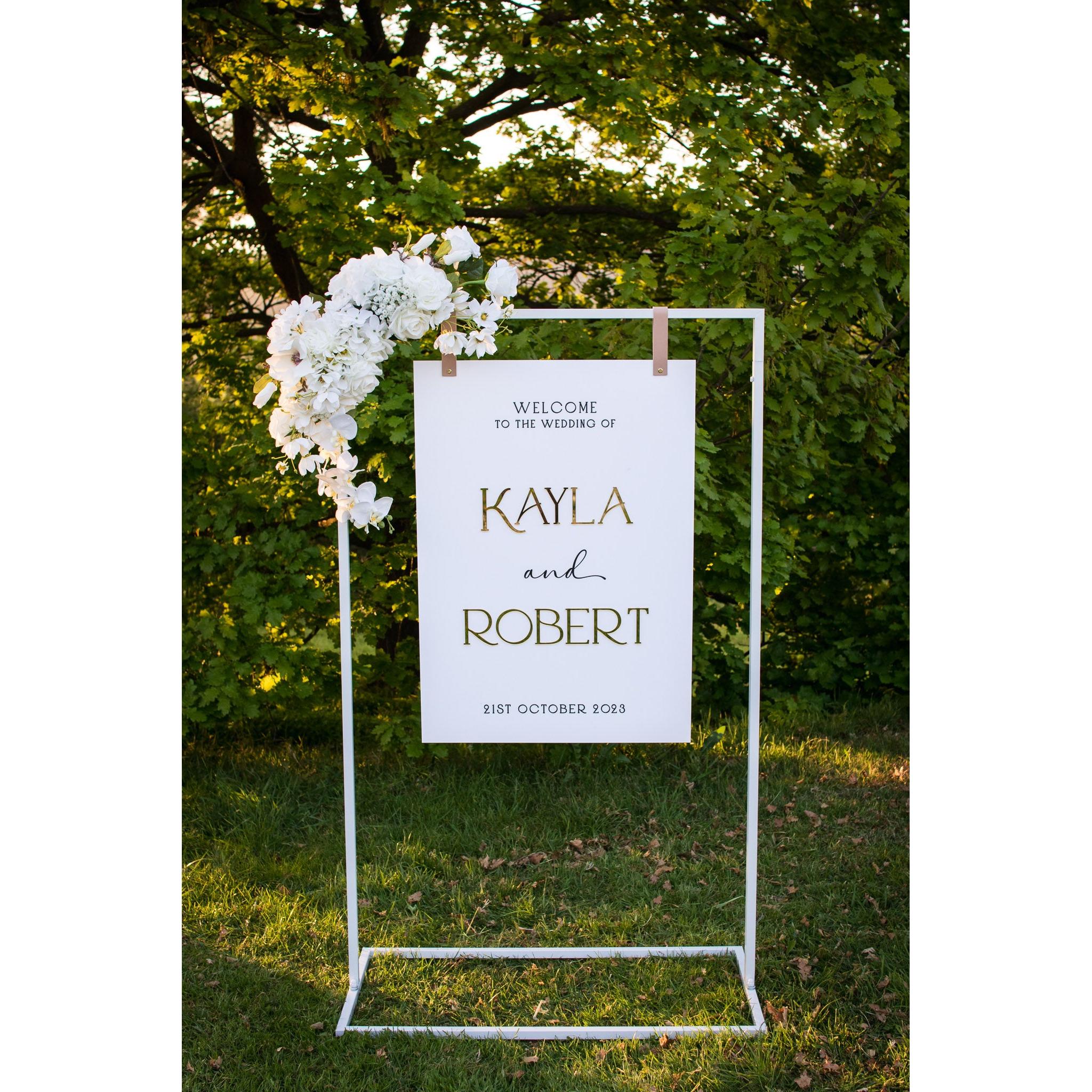 Welcome Sign ~ Print & Acrylic - Classic