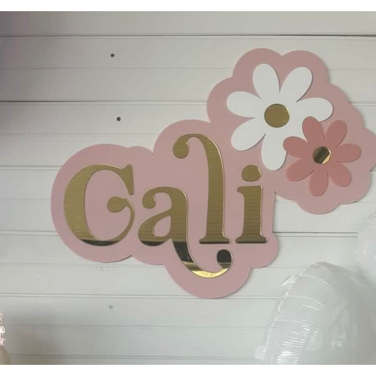 Double Layer Name Plaque