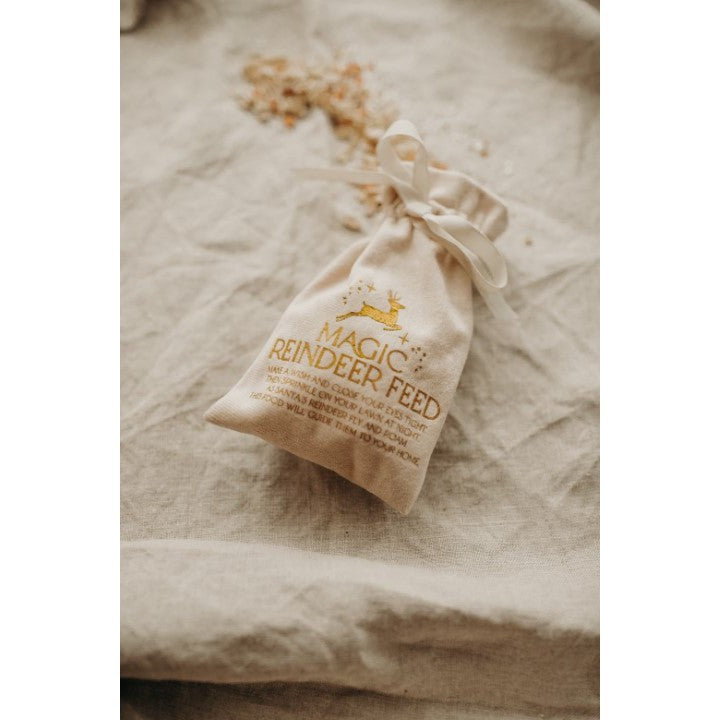 Reindeer Feed Velvet Bag