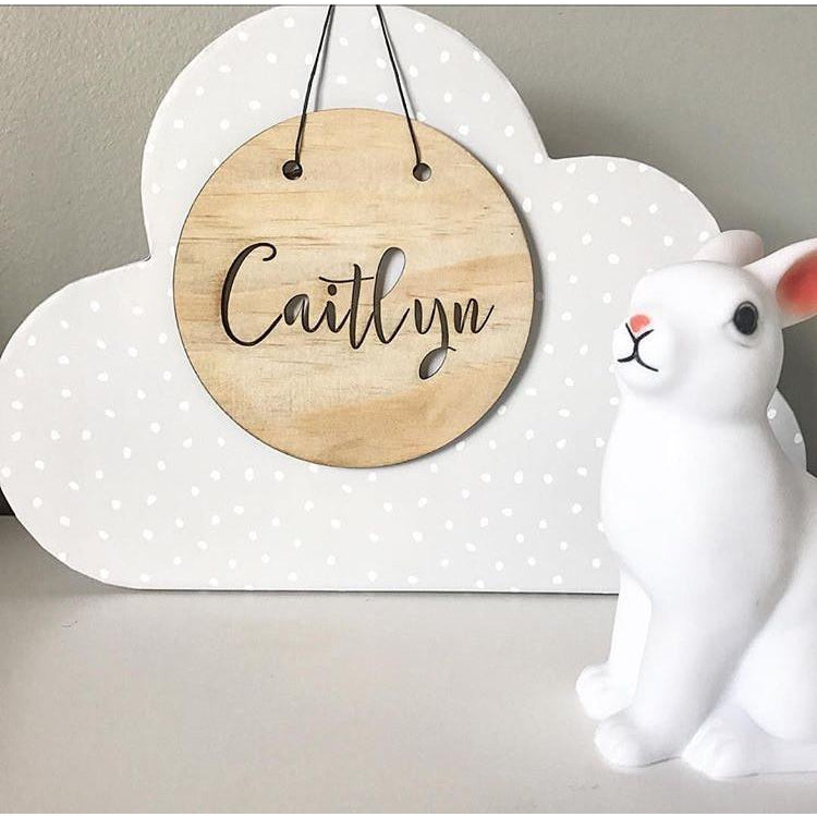 Circle Personalised Name Plaques