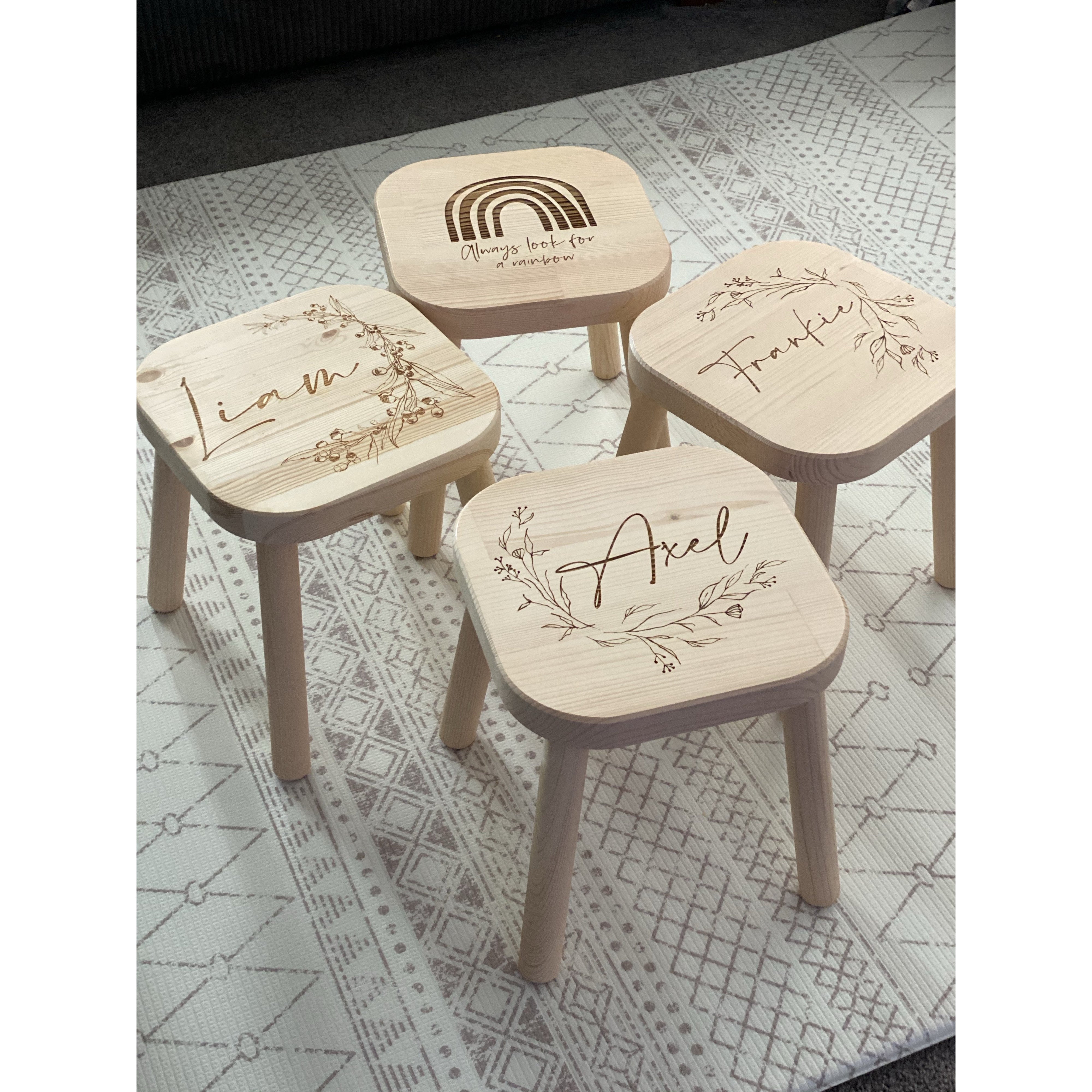 Kids Wooden Stool