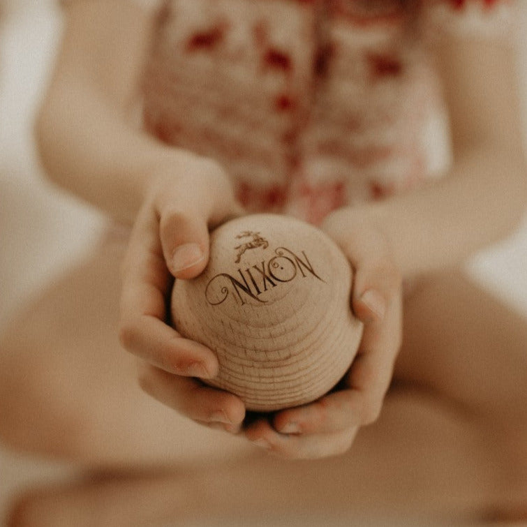Timber Sphere Christmas Baubles