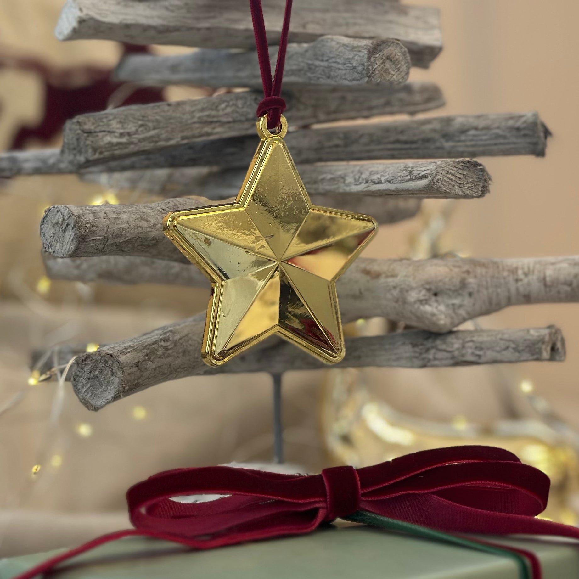 Starlight Classical Star Personalised Ornament