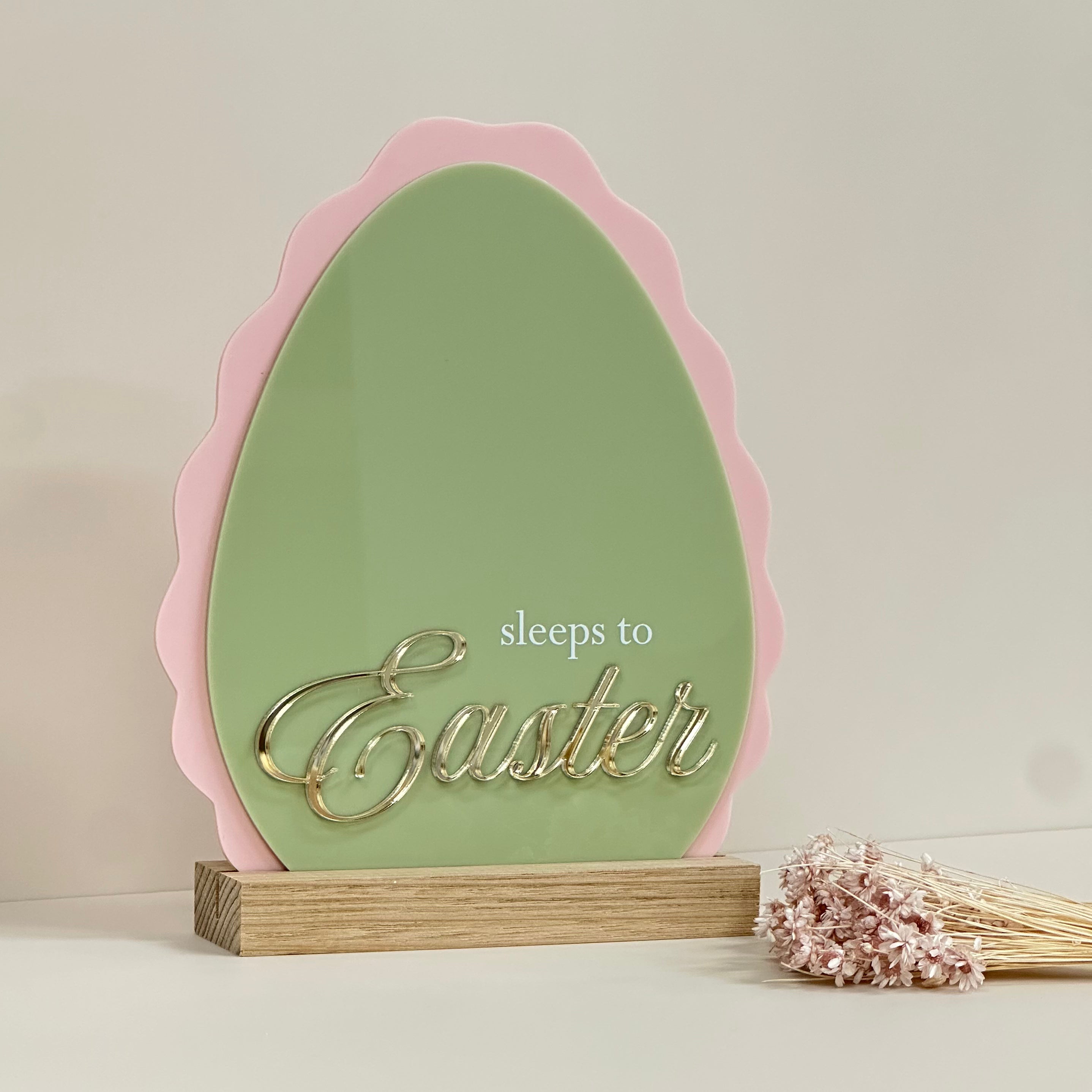 Easter Egg Countdown Plaque