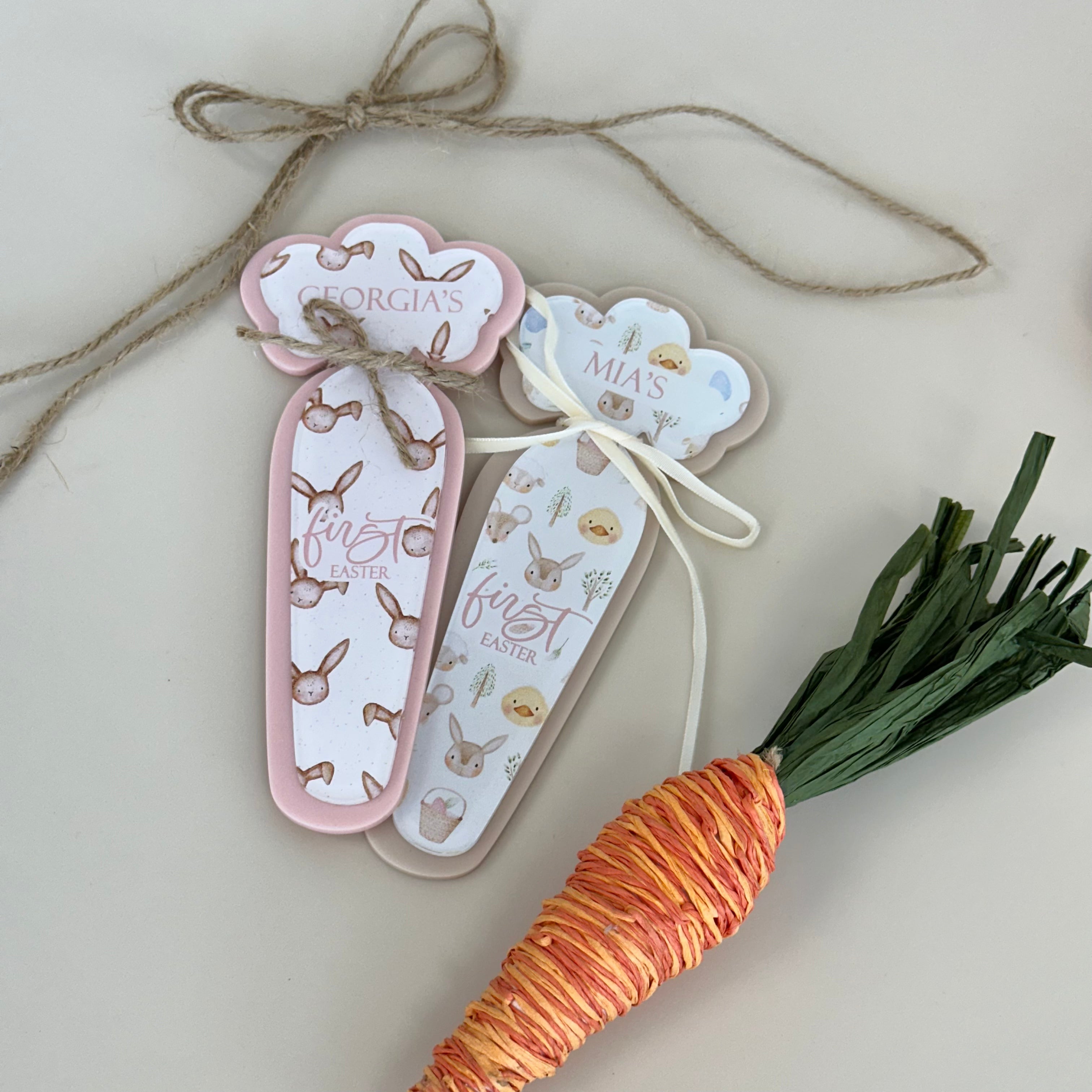 My First Easter carrot in acrylic