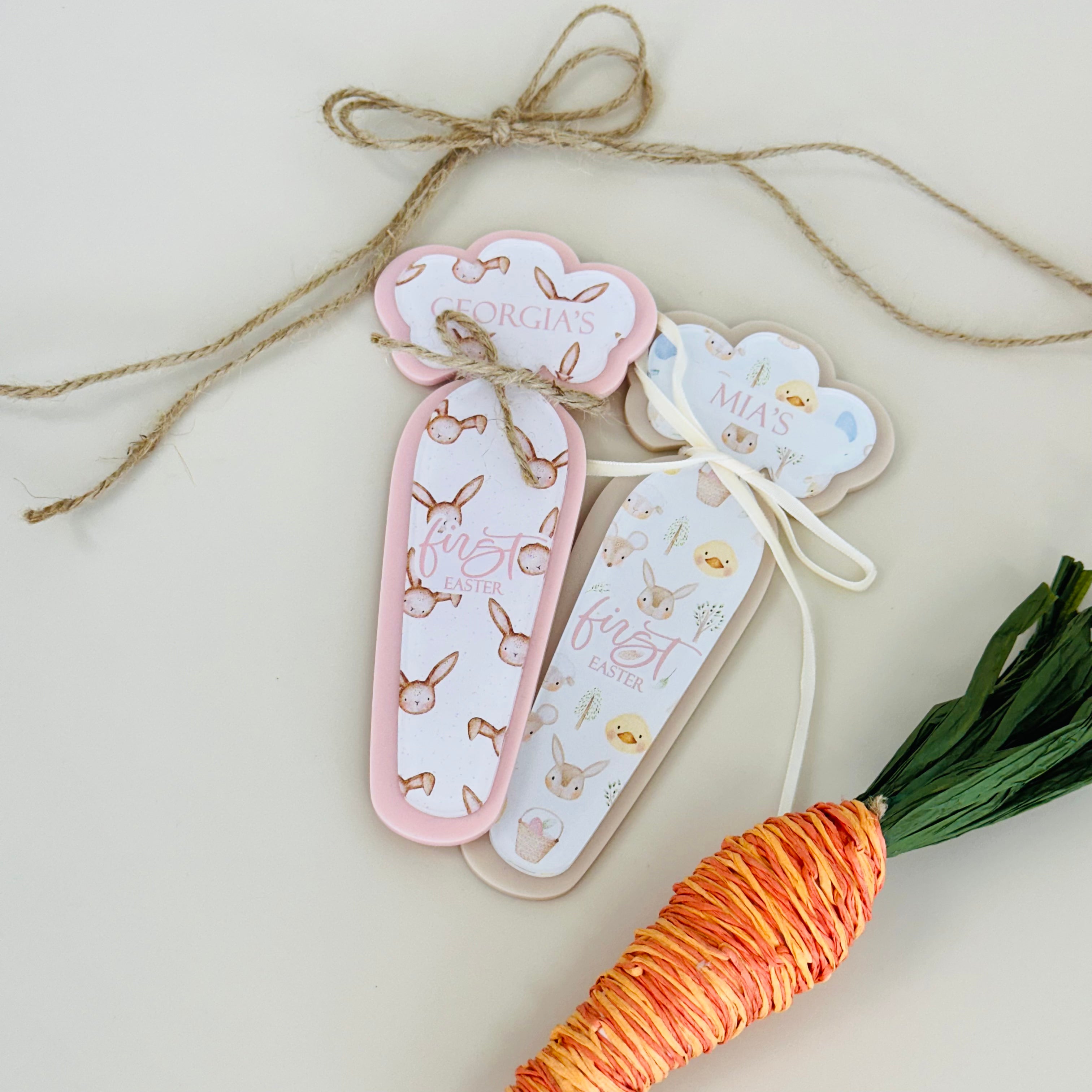 My First Easter carrot in acrylic