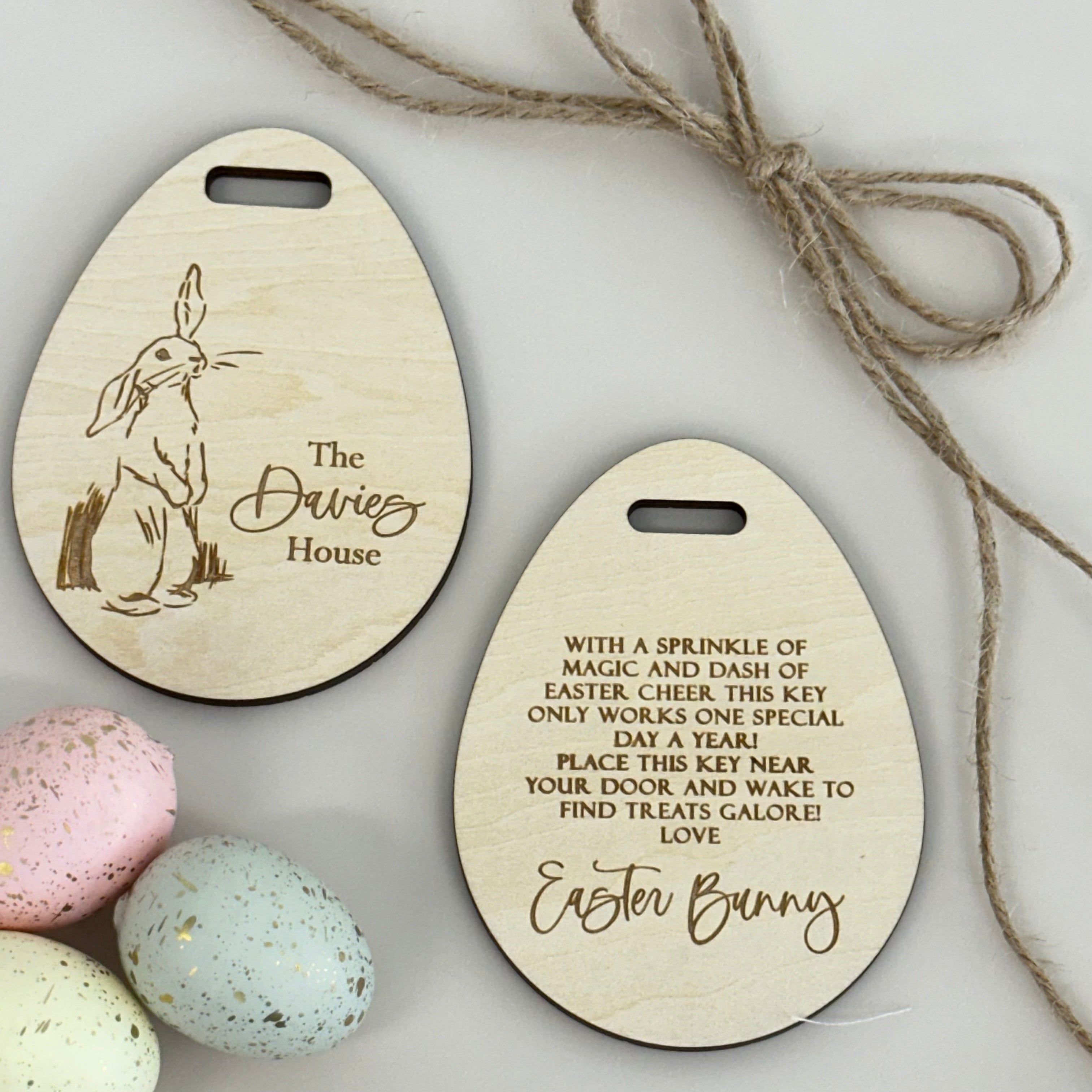 Easter Bunny Magic Key - Gold