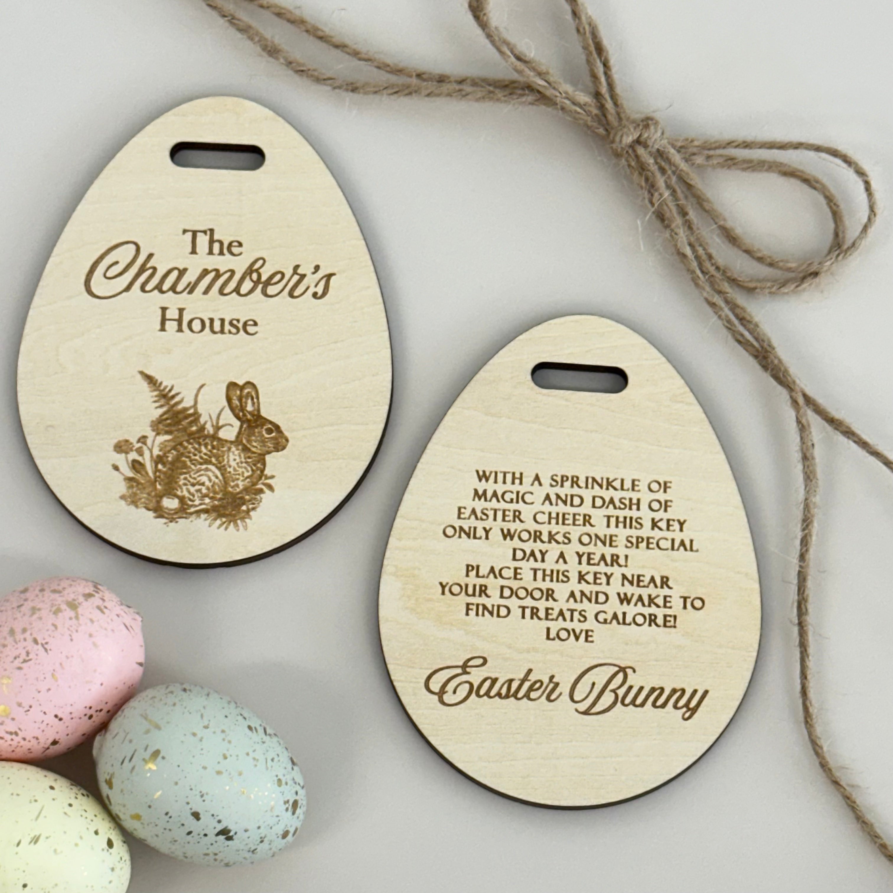 Easter Bunny Magic Key - Gold