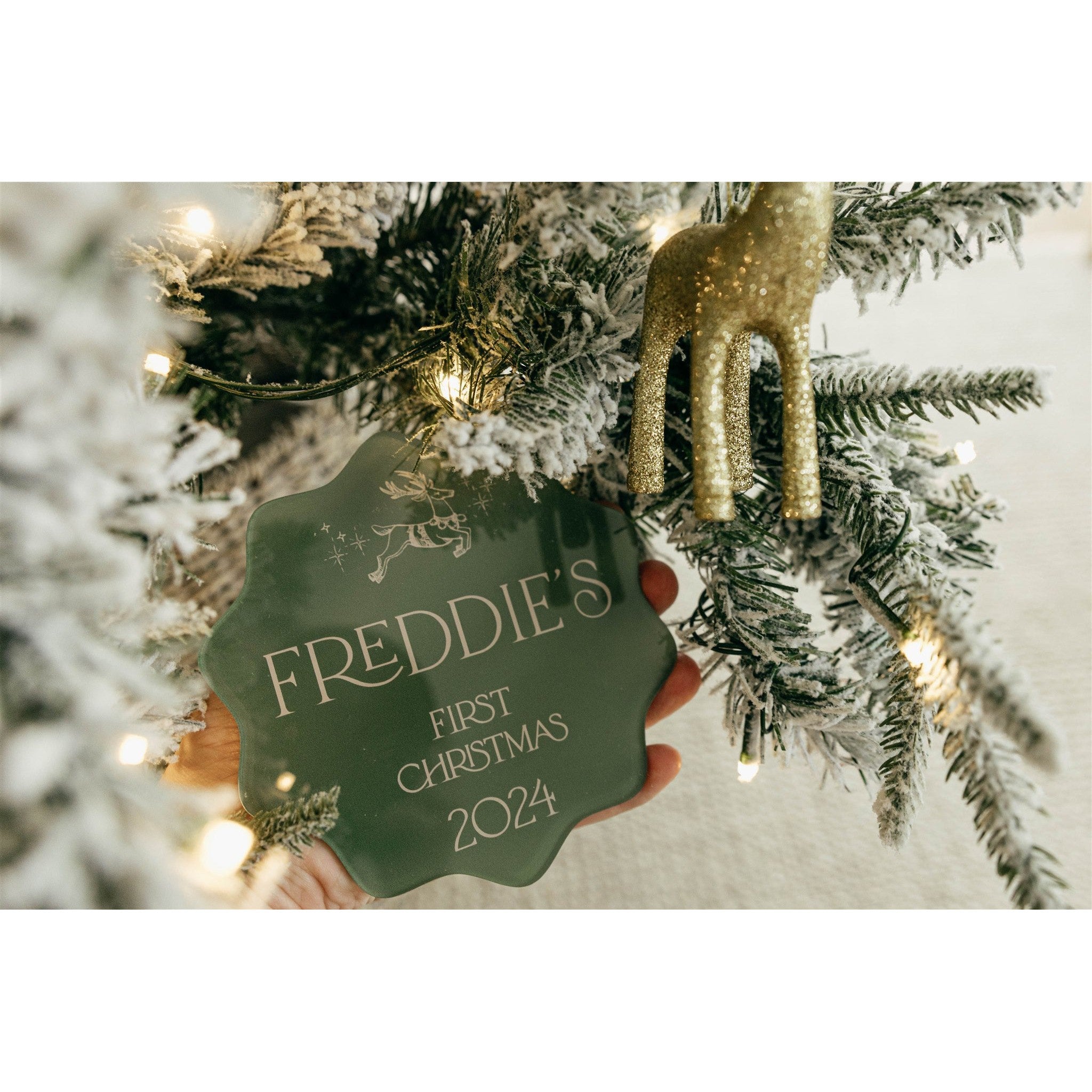 "My First Christmas" Announcement disc