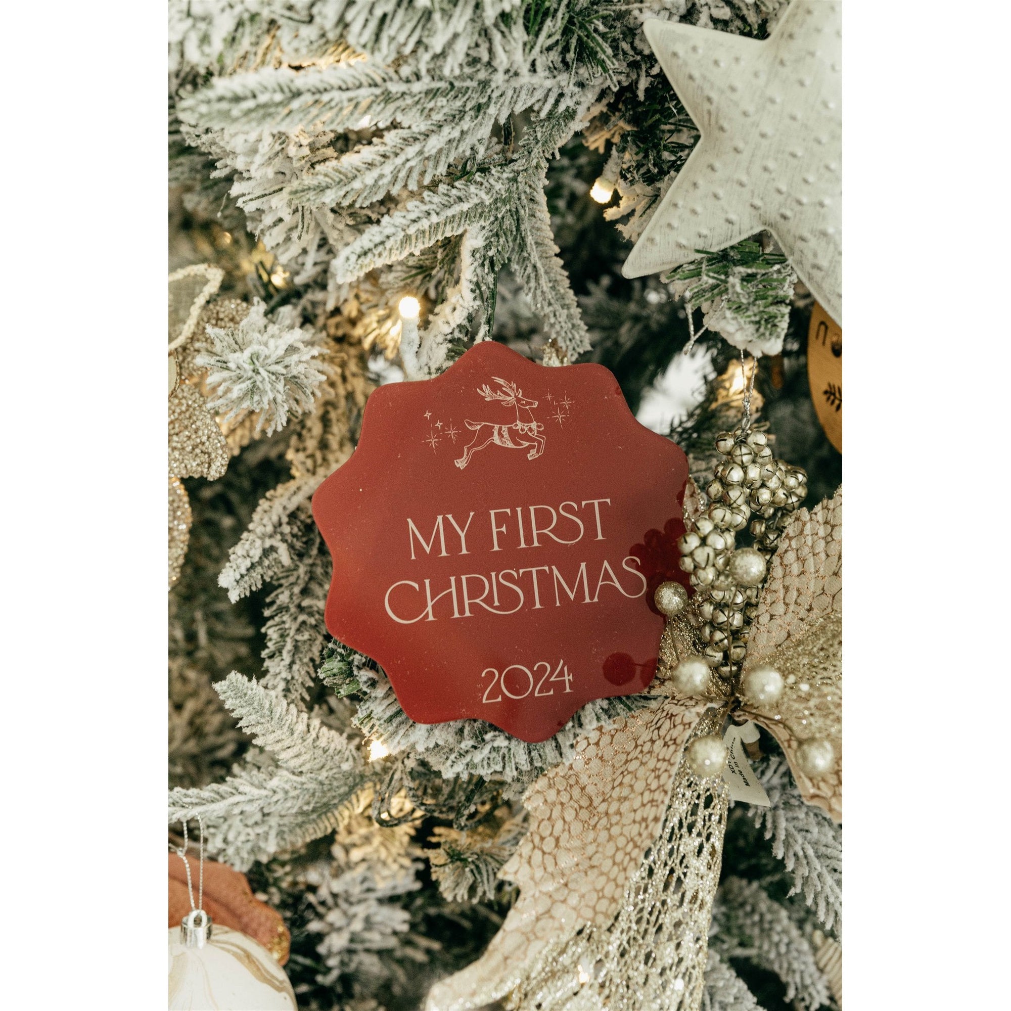 "My First Christmas" Announcement disc