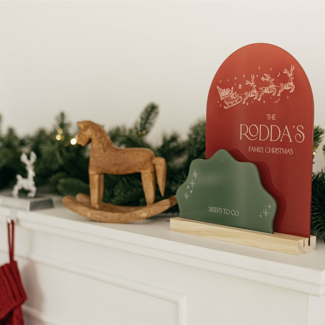 Double Layer Christmas Countdown Set