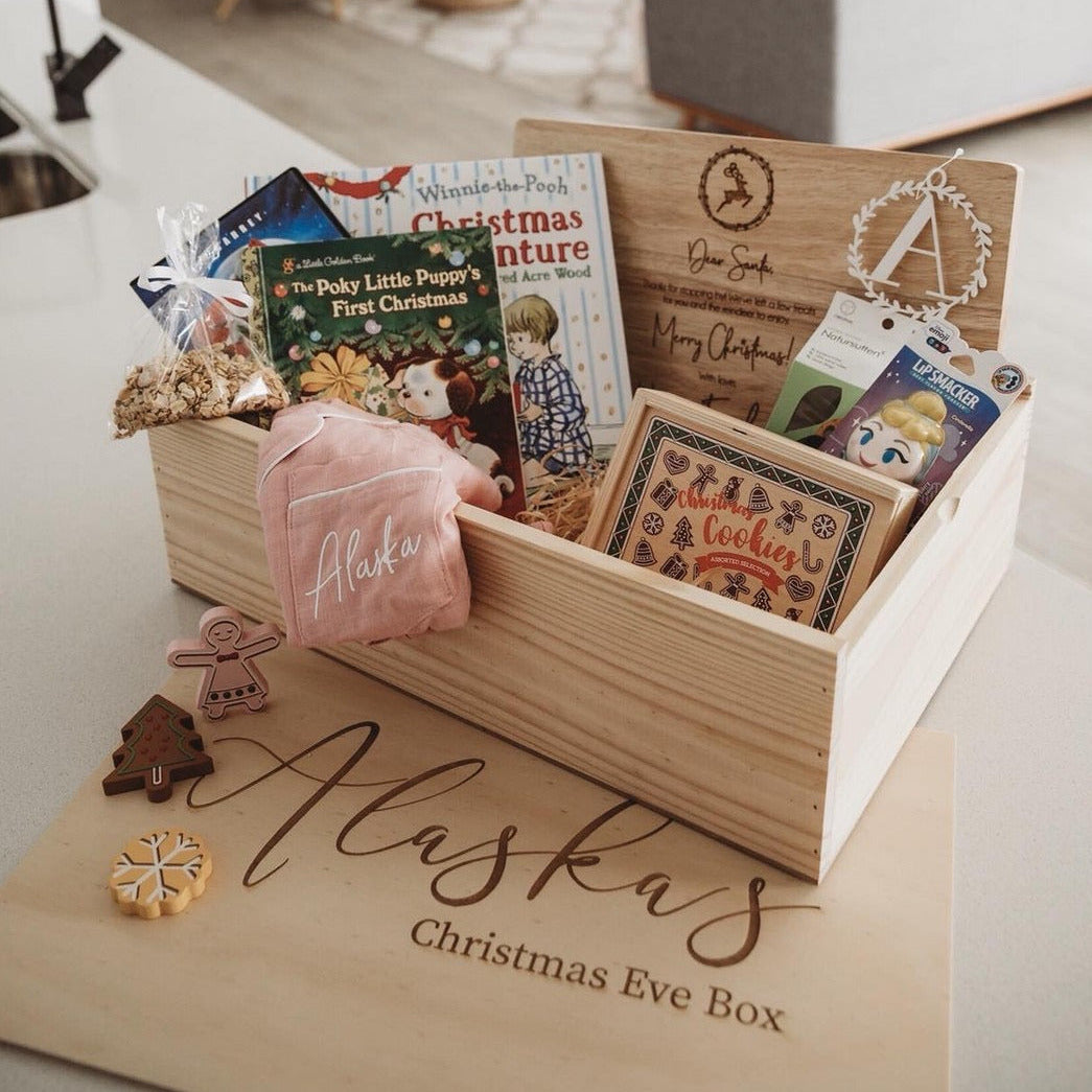 Traditional Font Slide Lid Keepsake Box