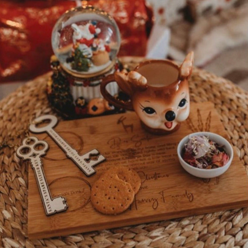 2019 A Merry Little Christmas Santa Treat Plate / Easter Treat Plate