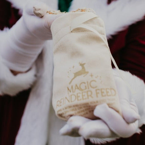Reindeer Feed Velvet Bag