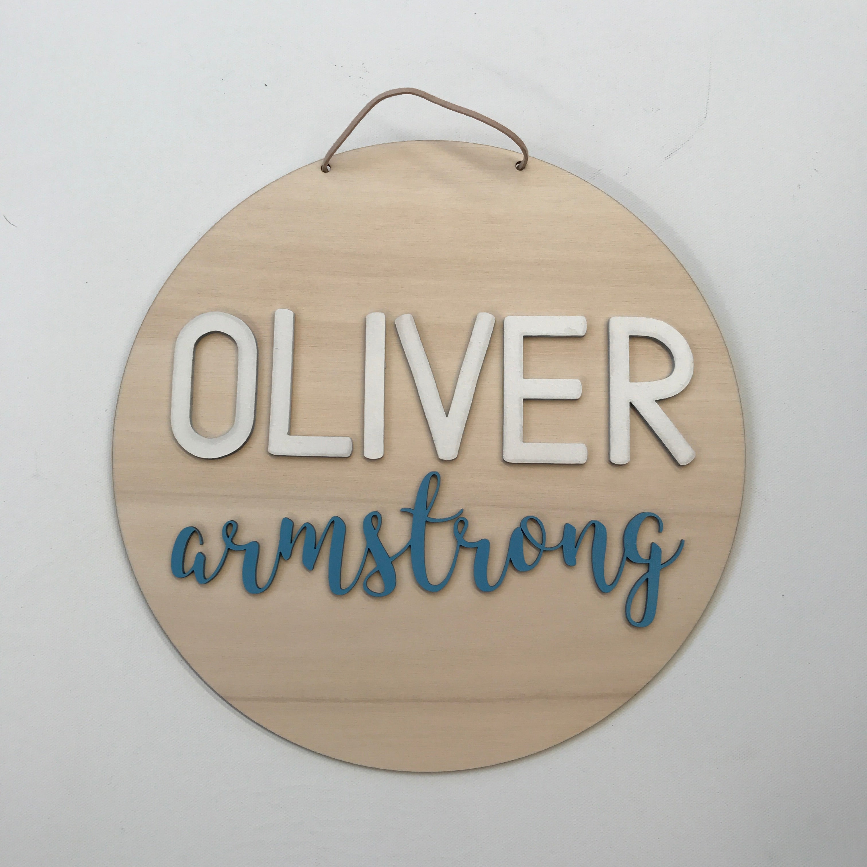 Double Layer Personalised Name Plaque