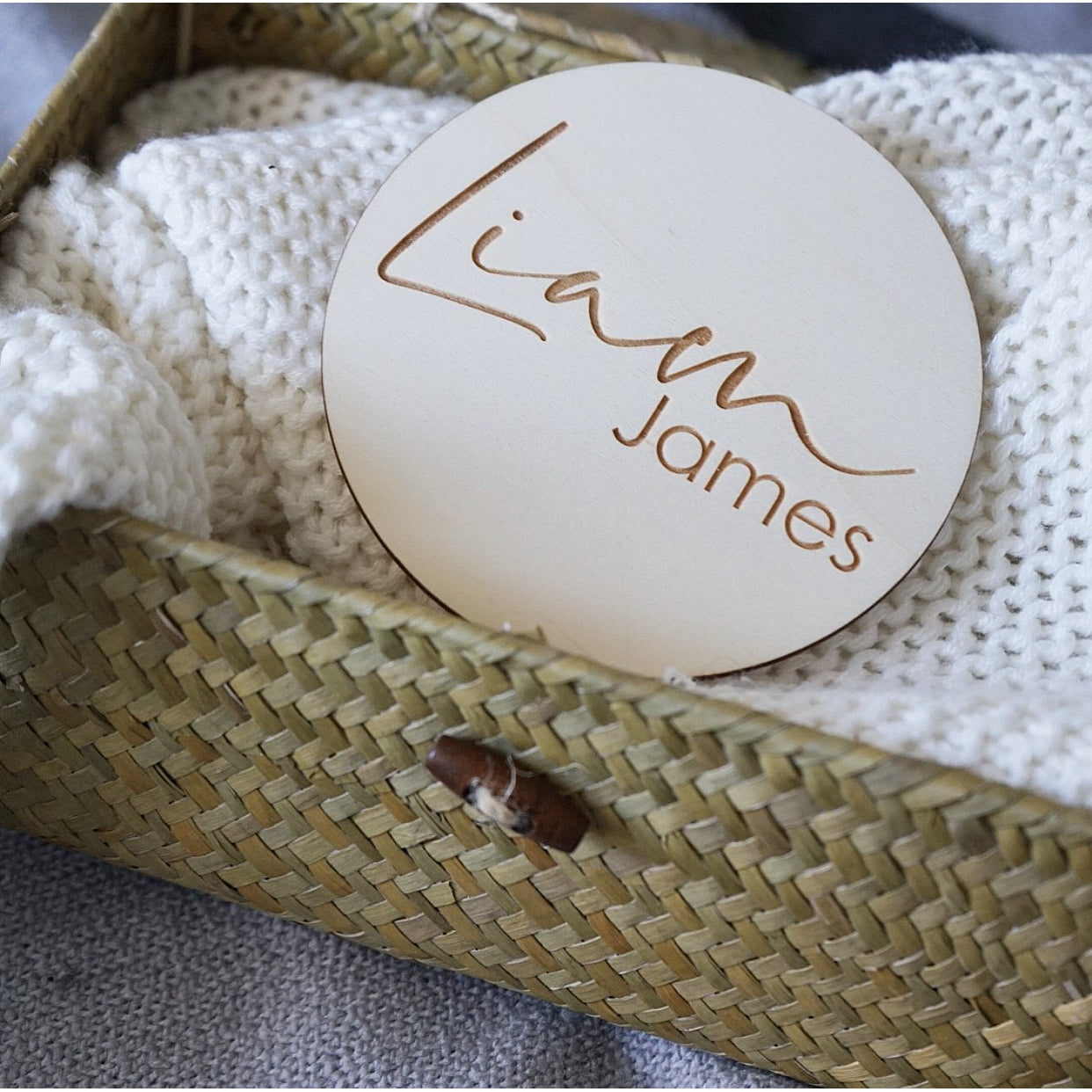Circle Personalised Name Plaques