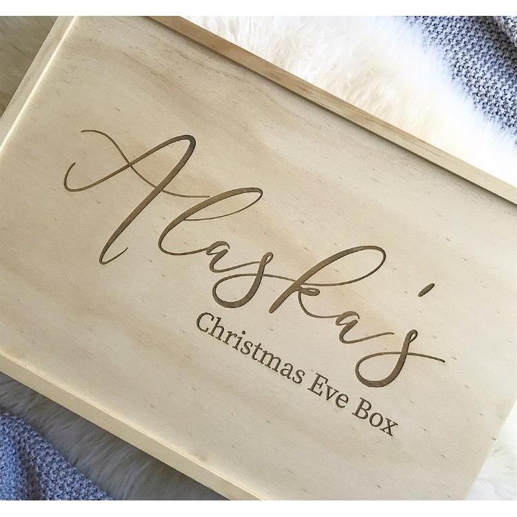 Traditional Font Slide Lid Keepsake Box