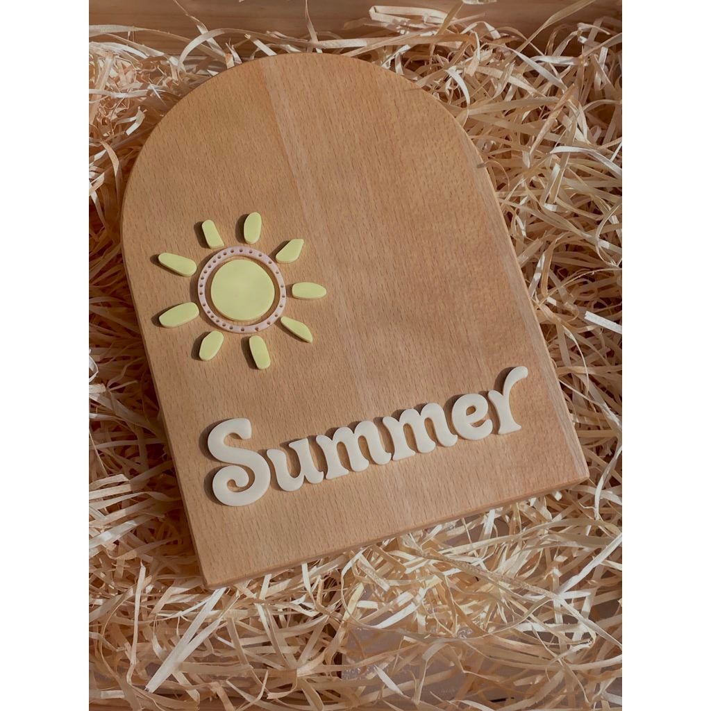 Acrylic Sun Personalised Arch Moneybox