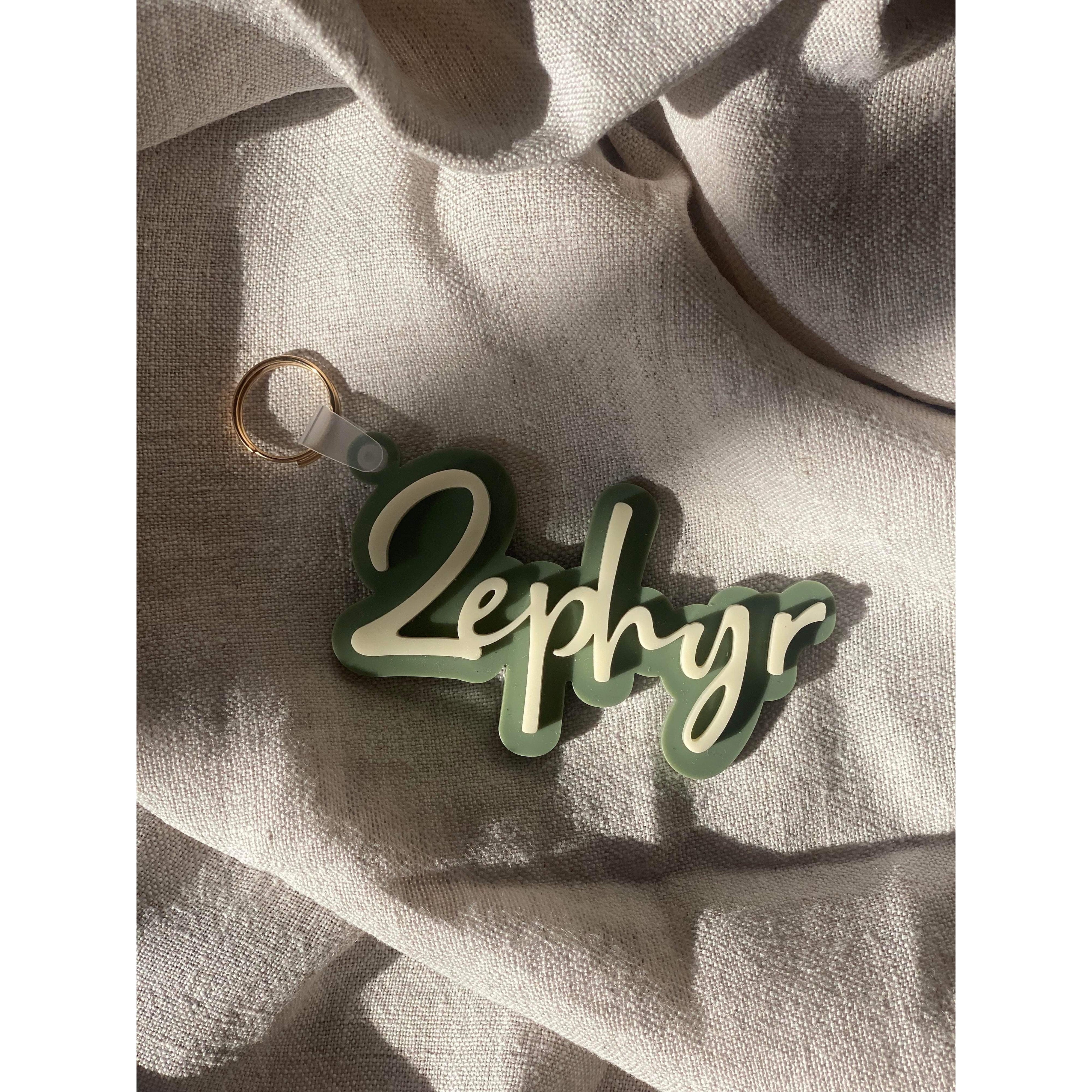 Double Layer Personalised Bag Tag