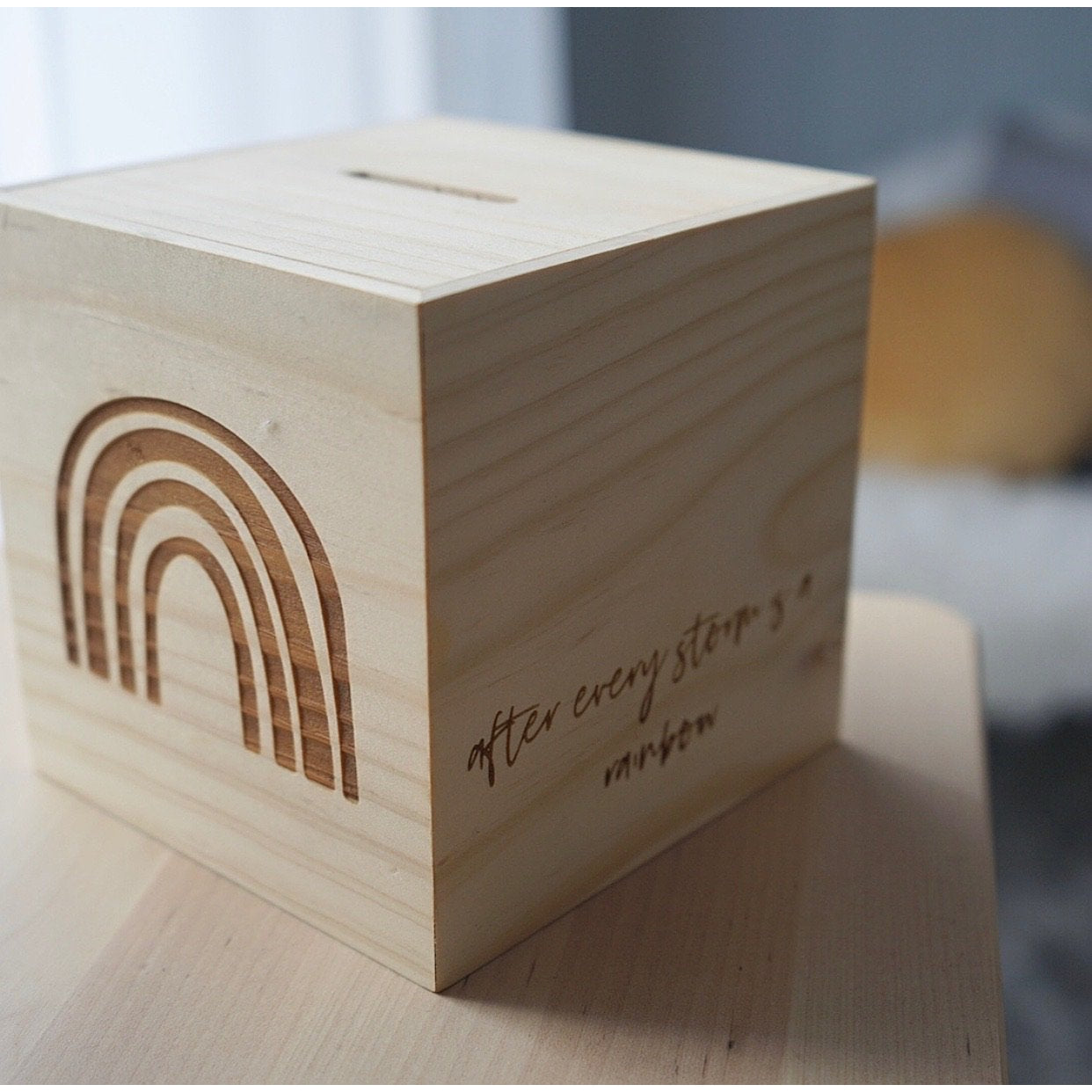 Personalised Cube Moneybox